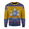 Pope John XXIII Coat Of Arms Best Gifts For Family For Holiday Christmas Ugly Sweater