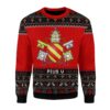 Pope Pius IX Coat Of Arms Best Gifts For Family For Holiday Christmas Ugly Sweater