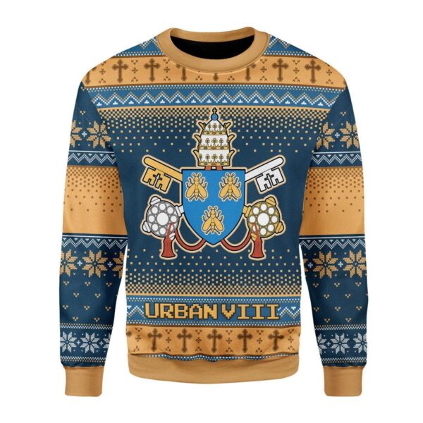 Pope Urban VIII Maffeo Barberini 1623-1644 The Bee Pope Best Gifts For Family For Holiday Christmas Ugly Sweater