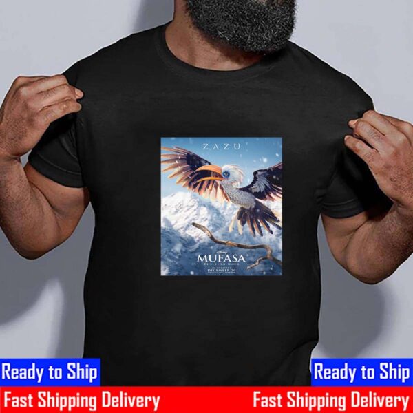 Preston Nyman As Zazu In Mufasa The Lion King Of Disney Release December 20th 2024 Unisex T-Shirt