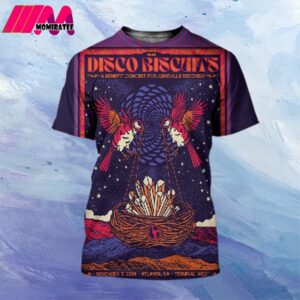 Psychedelic Charity Benefit Concert For The Disco Biscuits In Atlanta In November 3 2024 All Over Print Shirt