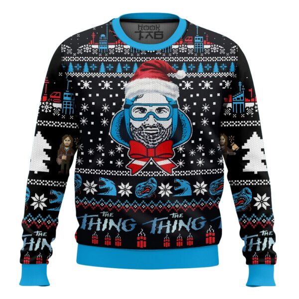 RJ MacReady The Thing Best Holiday Christmas Ugly Sweater Gifts For Family