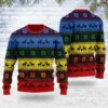 Rainbow Flag LGBTQ Gifts For Family Holiday Christmas Ugly Sweater