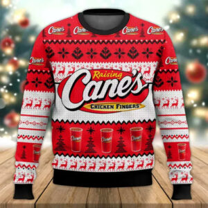 Raising Cane?s Gifts For Family Holiday Christmas Ugly Sweater 2023 Christmas Gift 3D Sweater