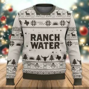 Ranch Water Seltzer Best Holiday Christmas Ugly Sweater Gifts For Family