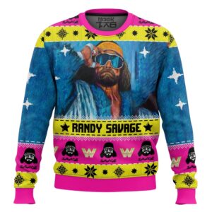 Randy Savage Best Holiday Christmas Ugly Sweater Gifts For Family