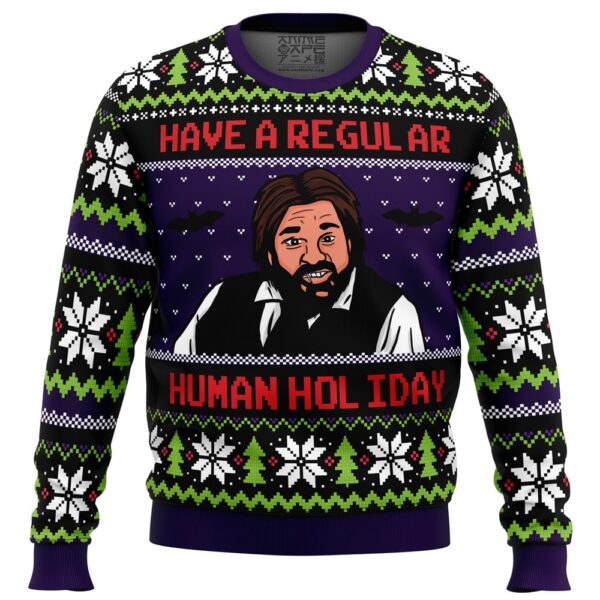 Regular Human Holiday What We Do In The Shadows Gifts For Family Holiday Christmas Ugly Sweater