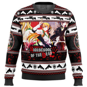 Rei Miyamoto Highschool Of The Dead Gifts For Family Holiday Christmas Ugly Sweater