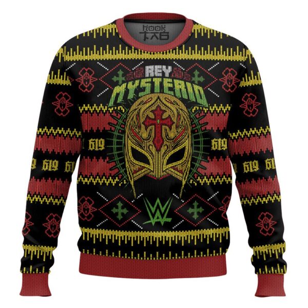 Rey Mysterio Best Holiday Christmas Ugly Sweater Gifts For Family