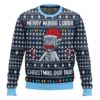 Rick and Morty We’re In a Xmas Sweater Gifts For Family Holiday Christmas Ugly Sweater