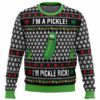 Rick and Morty or Wade and Logan in Deadpool multiverse Best Holiday Christmas Ugly Sweater Gifts For Family