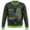 Rick and Morty Tis The Season Gifts For Family Holiday Christmas Ugly Sweater