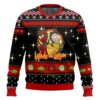 Rick and Morty in Mushroom Tripping Best Holiday Christmas Ugly Sweater Gifts For Family