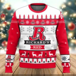 Rickards Red Beer Best Holiday Christmas Ugly Sweater Gifts For Family