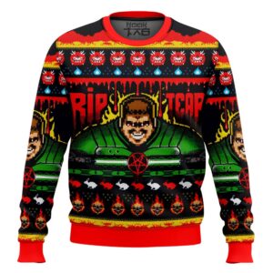 Rip And Tear Doom Best Holiday Christmas Ugly Sweater Gifts For Family