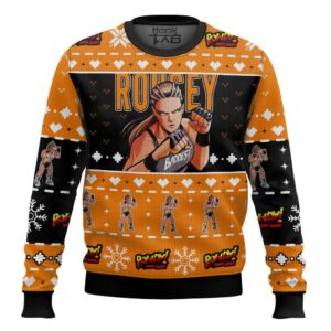 Ronda Rousey Best Holiday Christmas Ugly Sweater Gifts For Family