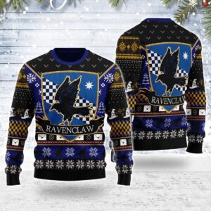 Run Ravenclaw Run Best Gifts For Family For Holiday Christmas Ugly Sweater