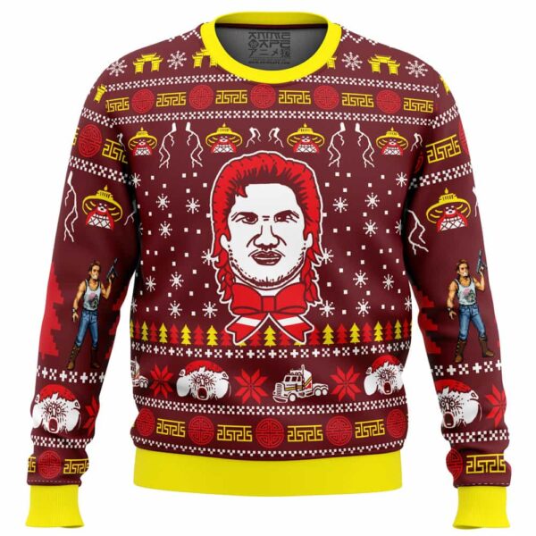 Russell for the Holidays Big Trouble in Little China Gifts For Family Holiday Christmas Ugly Sweater