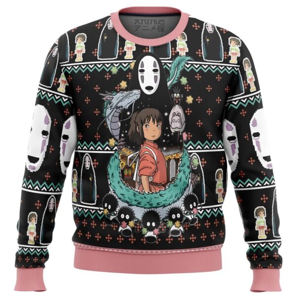 Spirited Away Avatar Gifts For Family Holiday Christmas Ugly Sweater