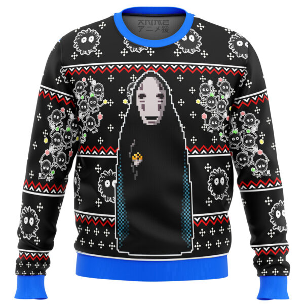 Spirited Away No Face Gifts For Family Holiday Christmas Ugly Sweater