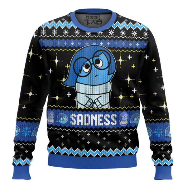 Sadness Inside Out Best Holiday Christmas Ugly Sweater Gifts For Family