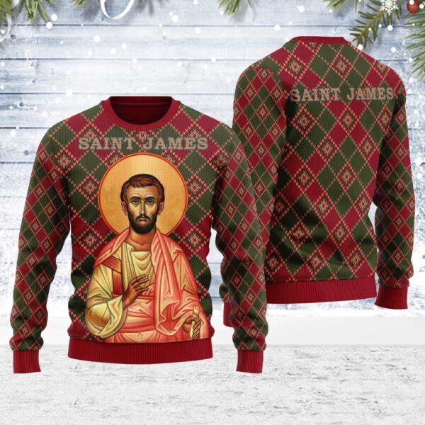 Saint James The Less Gifts For Family Holiday Christmas Ugly Sweater