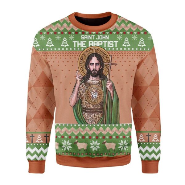 Saint John The Baptist Best Gifts For Family For Holiday Christmas Ugly Sweater