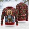 Saint Joseph The Worker Best Gifts For Family For Holiday Christmas Ugly Sweater