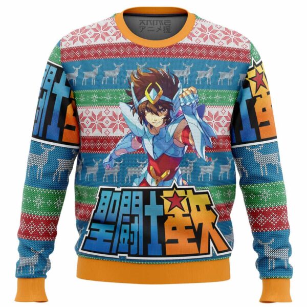 Saint Seiya Alt Gifts For Family Holiday Christmas Ugly Sweater