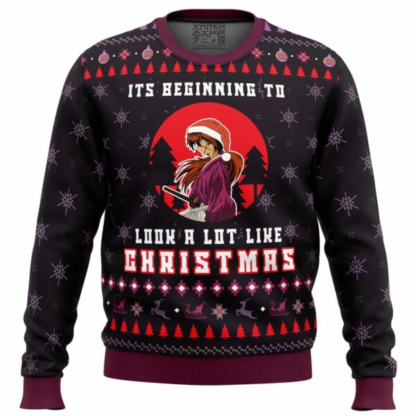 Samurai X Its Beginning To Look a Lot Like Christmas Gifts For Family Holiday Christmas Ugly Sweater