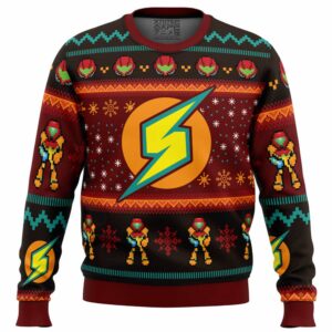 Samus Metroid Gifts For Family Holiday Christmas Ugly Sweater