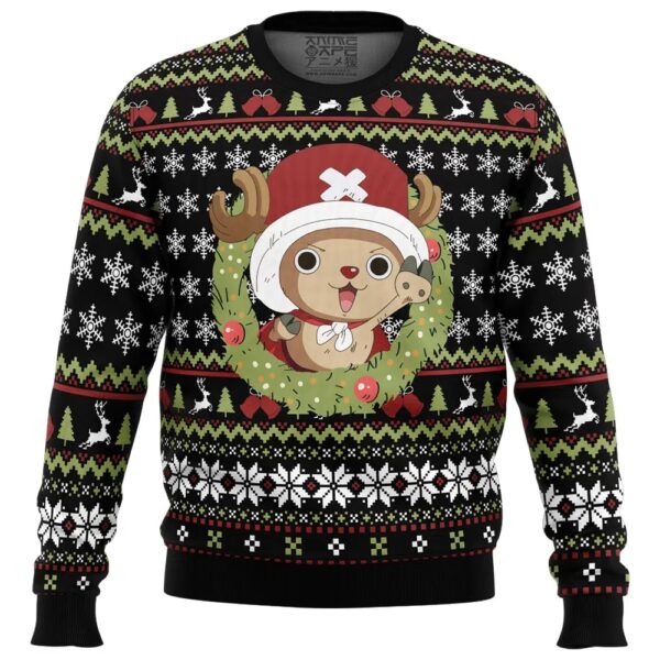 Santa Tony Tony Chopper OP Pirates Gifts For Family Holiday Christmas Ugly Sweater