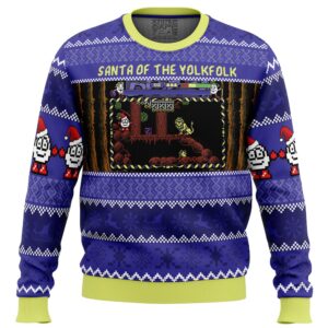 Santa of the Yolkfolk A Dizzy Prince of the Yolkfolk Gifts For Family Holiday Christmas Ugly Sweater