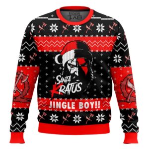 SantaKatus Jingle Boy God of the war Christmas Best Holiday Christmas Ugly Sweater Gifts For Family