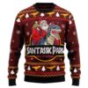 Satanic Merry Antichristmas Satan Claus Best Holiday Christmas Ugly Sweater Gifts For Family