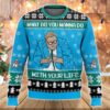 Saturday Night Live Matt Foley Well, La Dee Frickin-da Gifts For Family Holiday Christmas Ugly Sweater