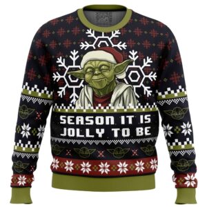 Season Jolly Star Wars Gifts For Family Holiday Christmas Ugly Sweater