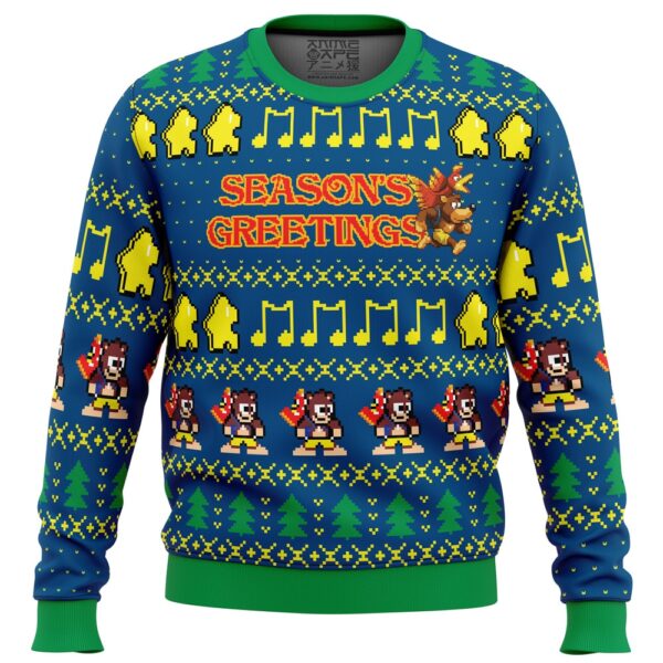 Season’s Greetings Banjo-Kazooie Gifts For Family Holiday Christmas Ugly Sweater