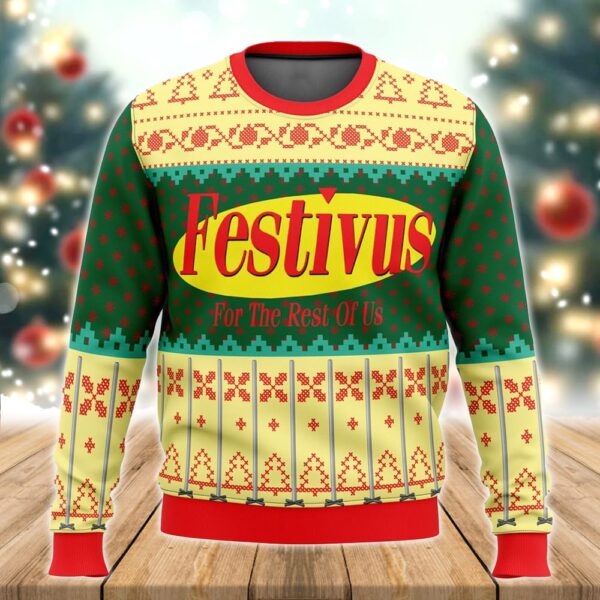 Seinfeld Gifts For Family Holiday Christmas Ugly Sweater