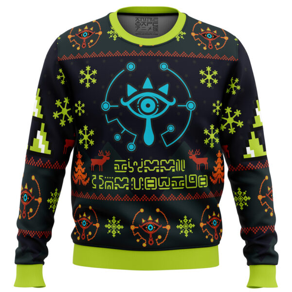 Sheikah Zelda Gifts For Family Holiday Christmas Ugly Sweater