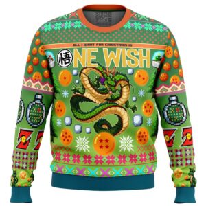 Shenron DBZ Gifts For Family Holiday Christmas Ugly Sweater