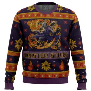 Shishio Makoto Monster Strike Rurouni Kenshin Samurai X Gifts For Family Holiday Christmas Ugly Sweater