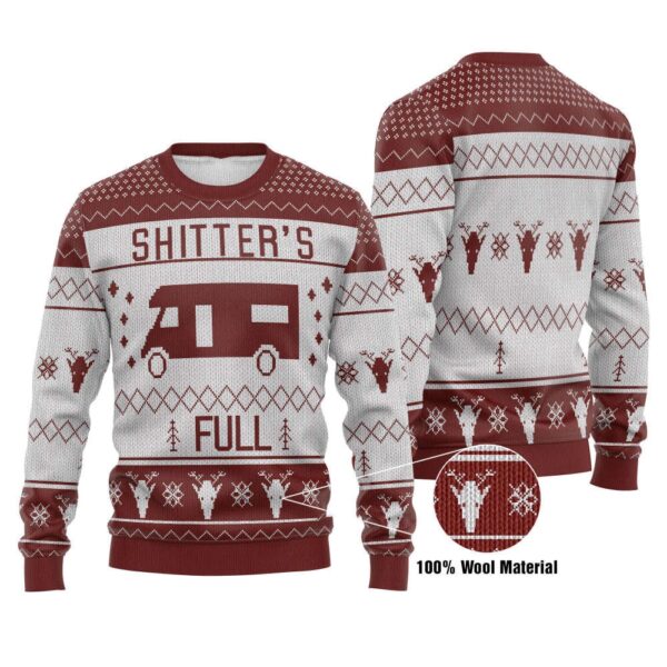 Shitter?s full Best Gifts For Family For Holiday Christmas Ugly Sweater