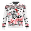 Skeleton Christmas Jurassic Park Gifts For Family Holiday Christmas Ugly Sweater