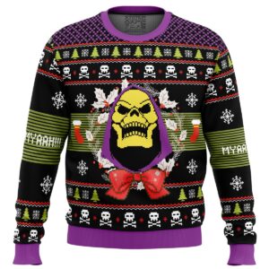 Skeletor Gifts For Family Holiday Christmas Ugly Sweater