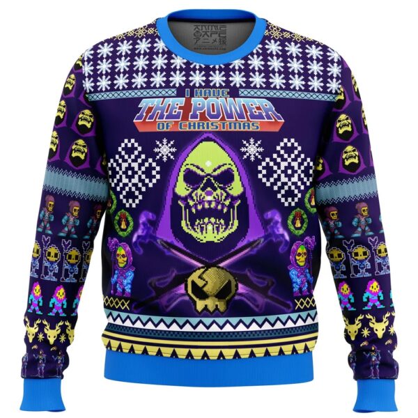 Skeletor Masters of the Universe Gifts For Family Holiday Christmas Ugly Sweater