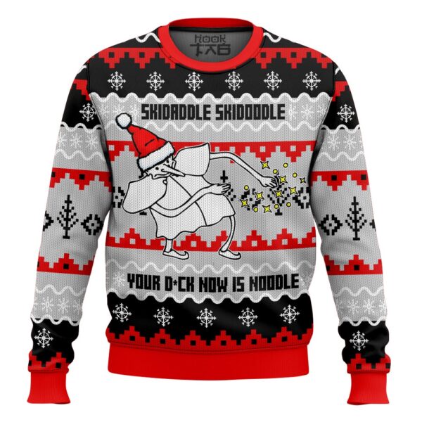 Skidaddle Skidoodle Your Dck now is a noodle meme Christmas Best Holiday Christmas Ugly Sweater Gifts For Family