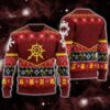 Slayer And Rocker Santa 2023 Gifts For Family Holiday Christmas Ugly Sweater