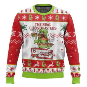 Slimer The Real Ghostbusters Best Holiday Christmas Ugly Sweater Gifts For Family