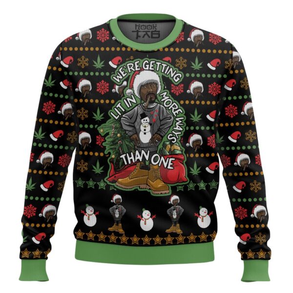 Snoop Dogg This holiday season, we?re getting lit in more ways than one Christmas 420 Best Holiday Christmas Ugly Sweater Gifts For Family